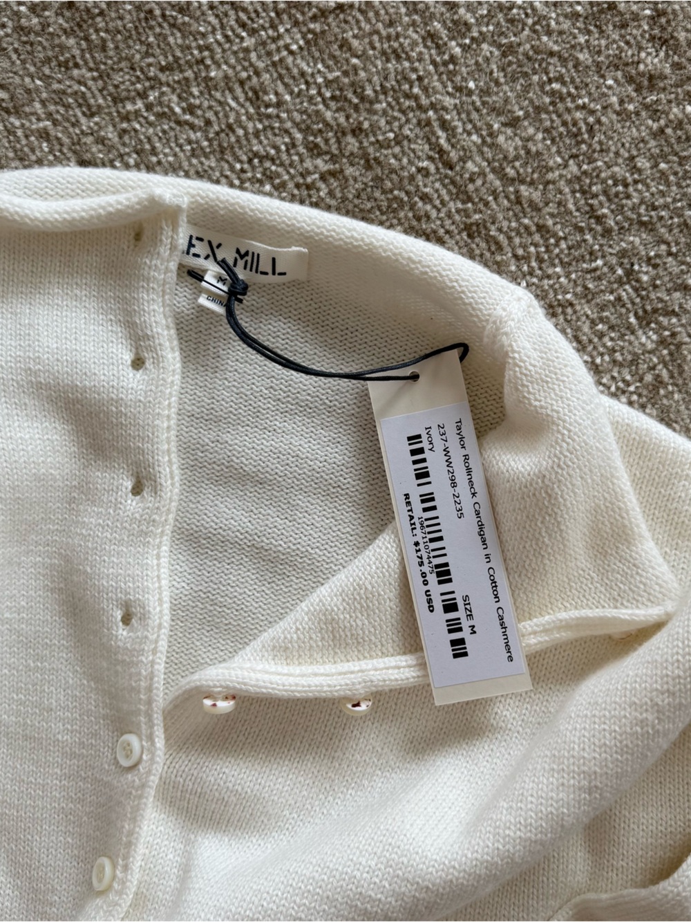 Alex mill Taylor rollneck cardigan - Picture 2 of 2